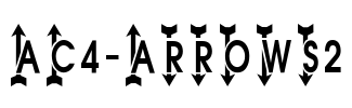 AC4-Arrows2 Font Image