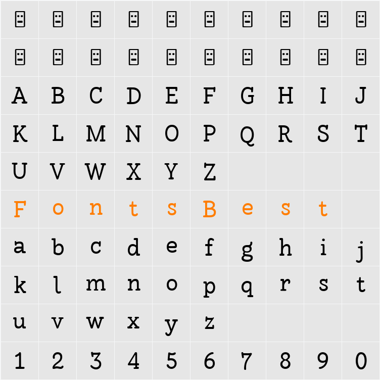 Lara Character Map