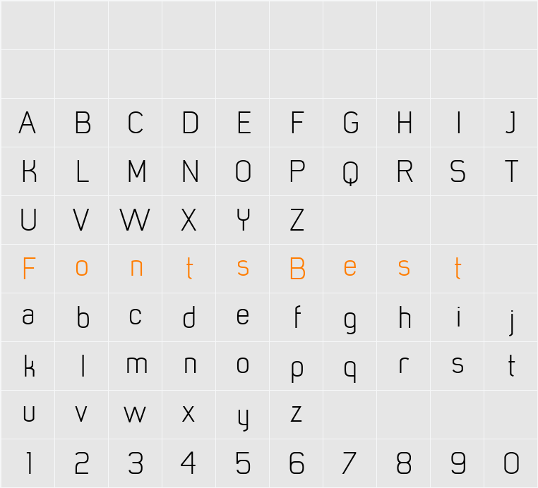 MisterGiacco Character Map