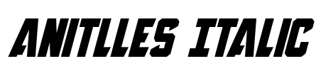 Anitlles Italic Font Image