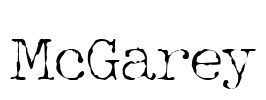 McGarey Font Image