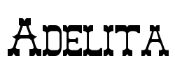 Adelita Font Image