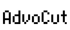 AdvoCut Font Image