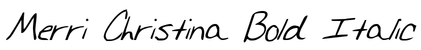 Merri Christina Bold Italic