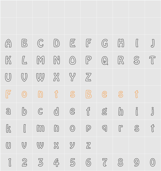 Bush Character Map