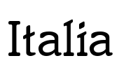 Italia Font Image