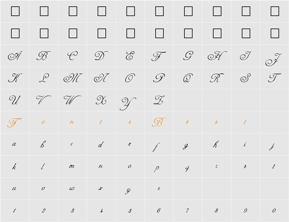 AdineKernberg Character Map