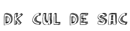 DK Cul De Sac Font Image