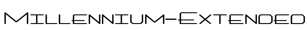 Millennium-Extended Font Image