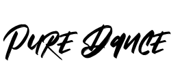 Pure Dance Font Image