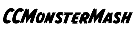 CCMonsterMash Font Image