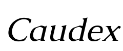 Caudex Font Image