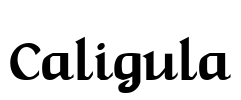 Caligula Font Image