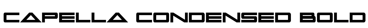 Capella Condensed Bold