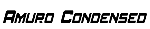 Amuro Condensed Font Image