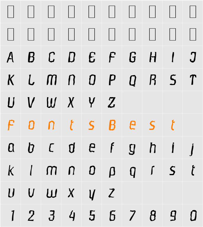 MaxBeckerRandom Character Map