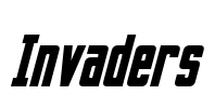 Invaders Font Image