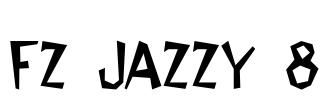 FZ JAZZY 8 Font Image