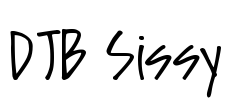 DJB Sissy Font Image