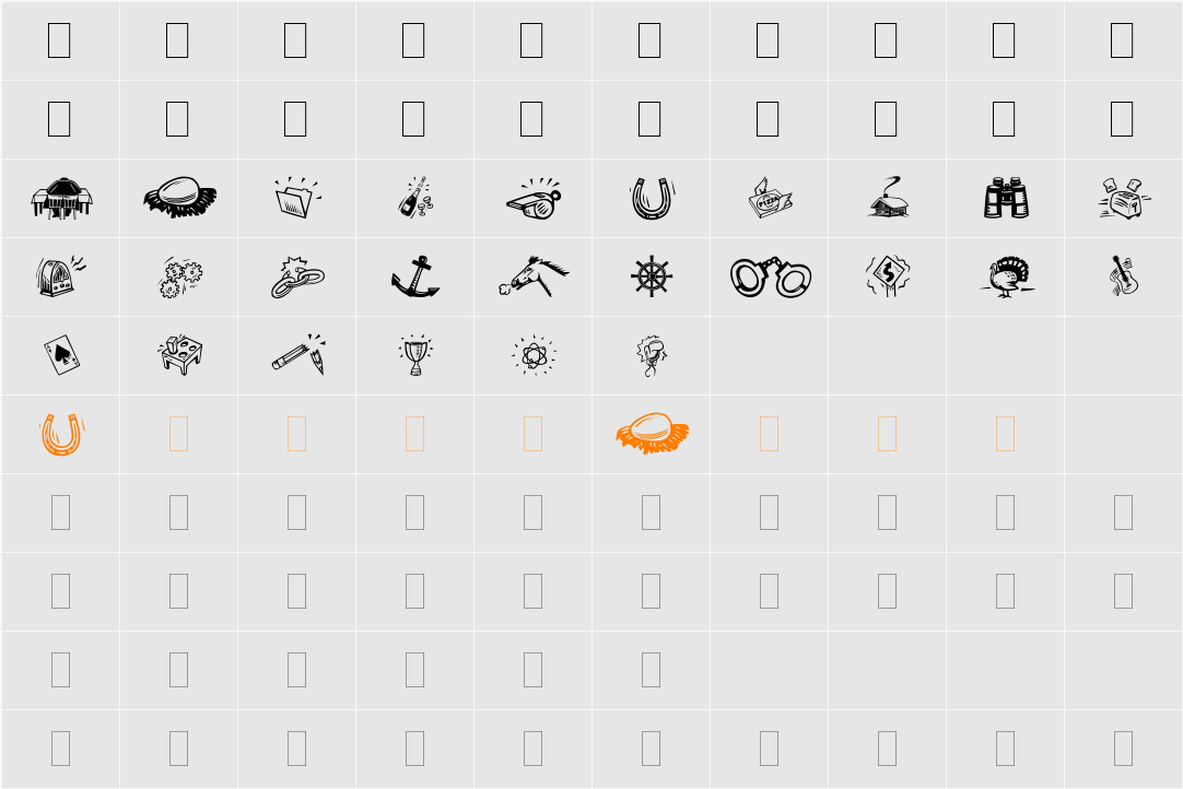 DF Organics IIB LET Character Map