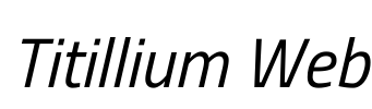 Titillium Web Font Image