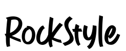 RockStyle Font Image