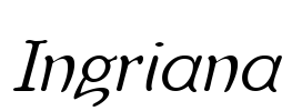 Ingriana Font Image