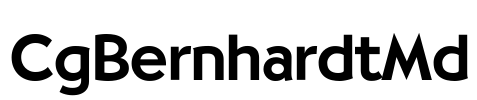 CgBernhardtMd Font Image