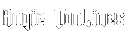 Angie TanLines Font Image