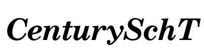 CenturySchT Font Image