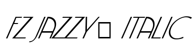 FZ JAZZY 5 ITALIC Font Image