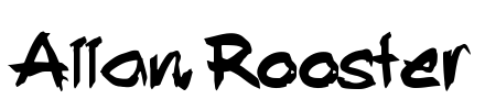 Allan Rooster Font Image