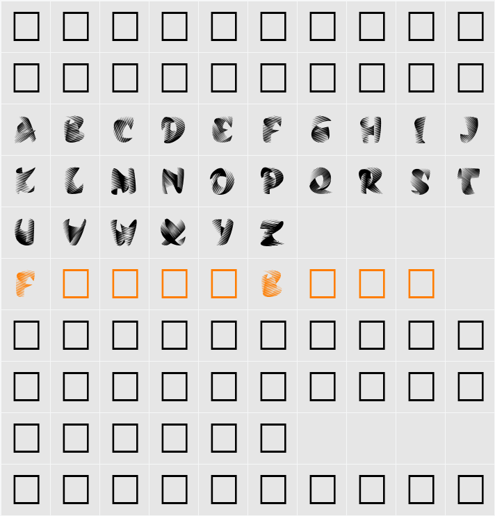 Calypso Character Map