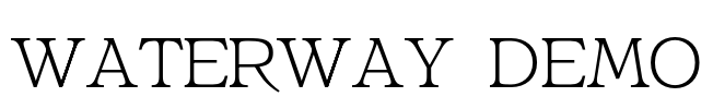 Waterway (Demo) Font Image