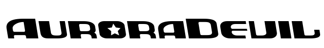 AuroraDevil Font Image