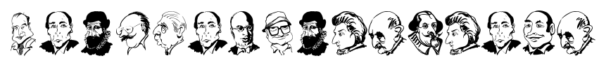 CaricaturesHeads Font Image