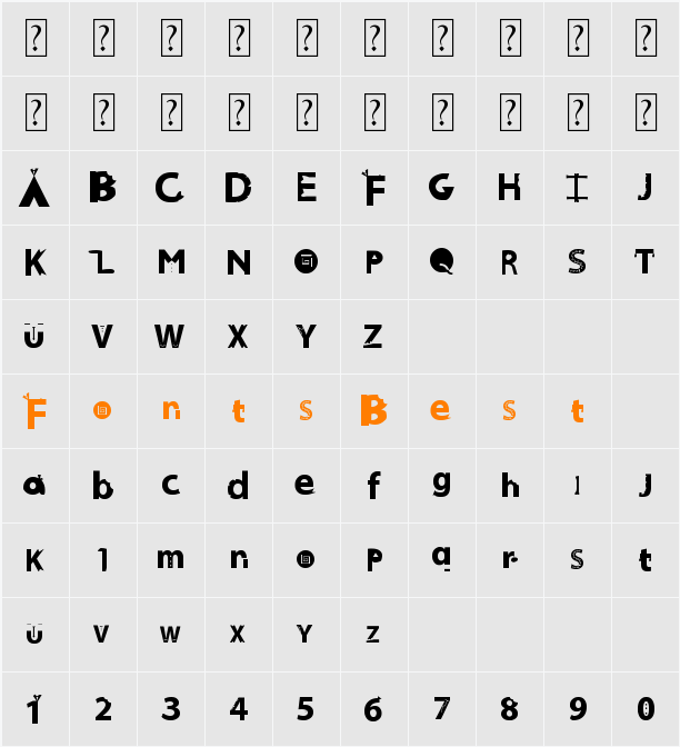 Alcala Character Map