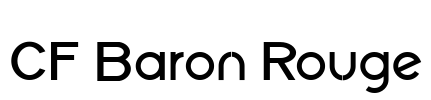 CF Baron Rouge Font Image