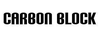 Carbon Block Font Image