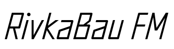 RivkaBau FM Font Image