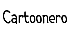 Cartoonero Font Image