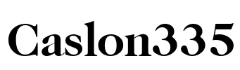 Caslon335 Font Image