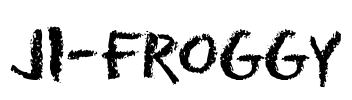 JI-Froggy Font Image