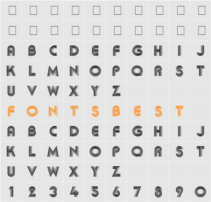 Akka Character Map