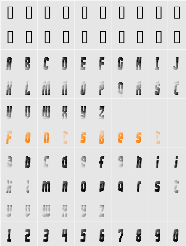 Maximum Security Character Map