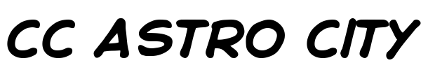 CC Astro City Font Image