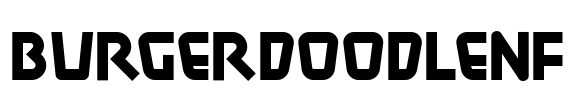 BurgerDoodleNF Font Image