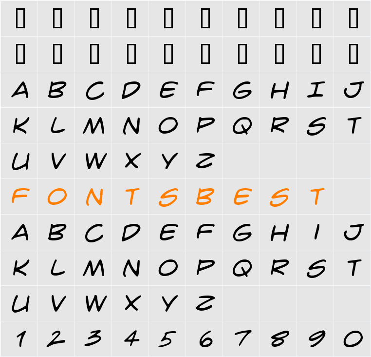 CrimeFighter BB Character Map