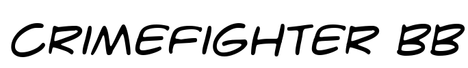 CrimeFighter BB Font Image