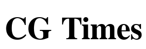 CG Times Font Image